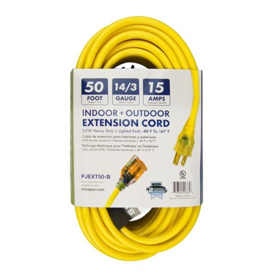 14 Gauge 50 Ft Low Temp Extension Cord With Lighted End | Choose-Your-Gift