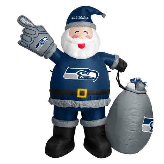 Seattle Seahawks Inflatable Santa | Choose-Your-Gift