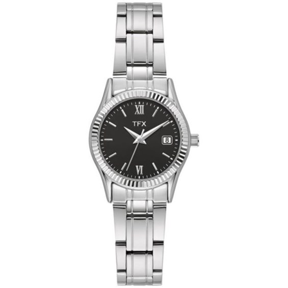 TFX dist by Bulova Ladies SS Bracelet Watch with Black Dial | Choose ...