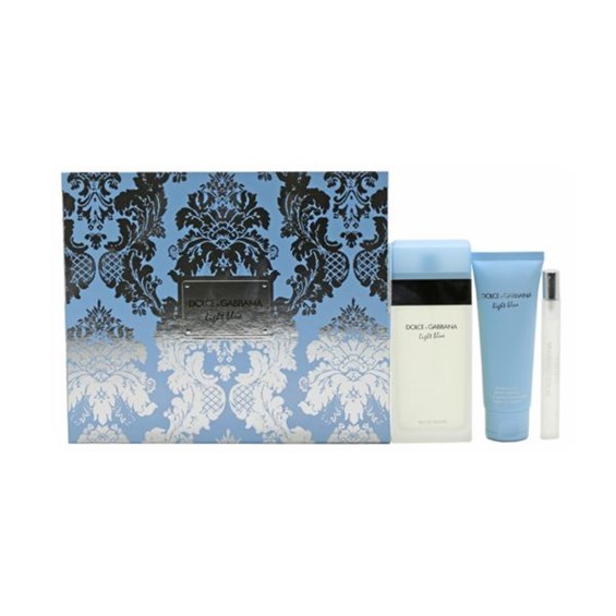 Ladies Light Blue Perfume Gift Set - (3 Piece) | Choose-Your-Gift