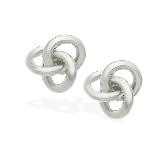 Love Knot Earrings - Silver | Choose-Your-Gift