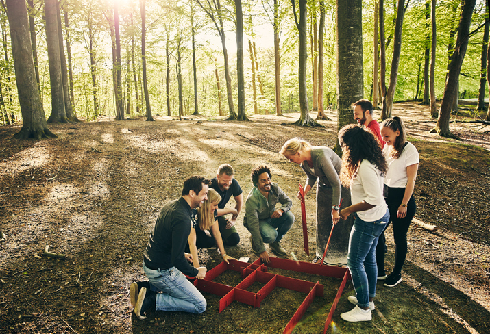 spending time in nature with your team